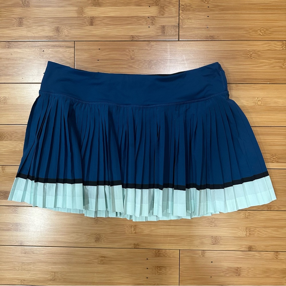 Lululemon Athletica Blue Mini Skater Skirt